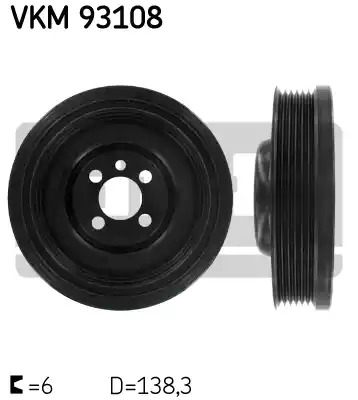 Ременный шкив SKF VKM 93108